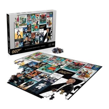 007 James Bond Movie poster 1000 db puzzle kép