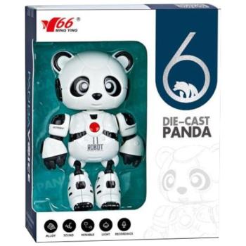 11-es, a robot panda pajtás fénnyel és hanggal, fém vázzal kép