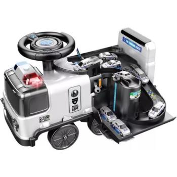 2 az 1-ben bébitaxi és rendőrségi garázs kép