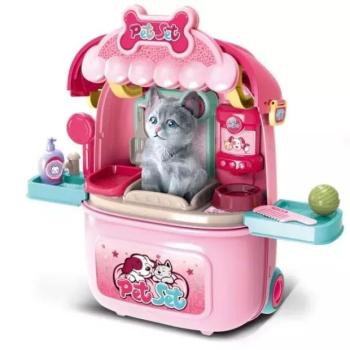 2 az 1-ben cicahordozó és kisállatkozmetika kép