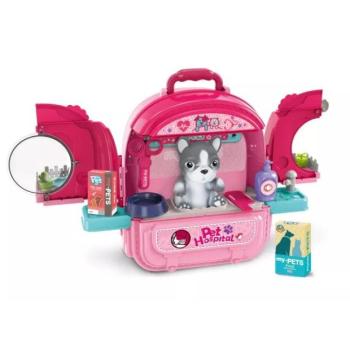 3 az 1-ben kutyakozmetika és kisállatkórház figurával kép