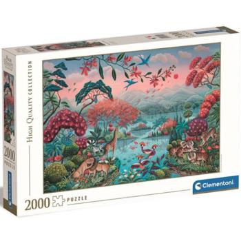 A békés dzsungel HQC puzzle 2000db-os - Clementoni kép