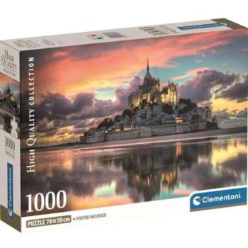 A csodálatos Mont Saint-Michel HQC 1000db-os puzzle poszterrel - Clementoni kép