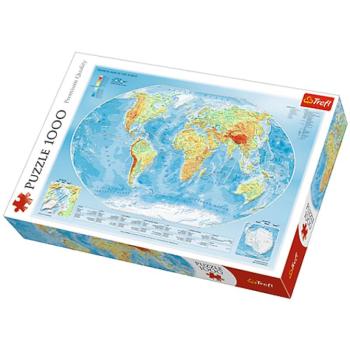 A Föld fizikai térképe 1000 db-os Puzzle - Trefl kép