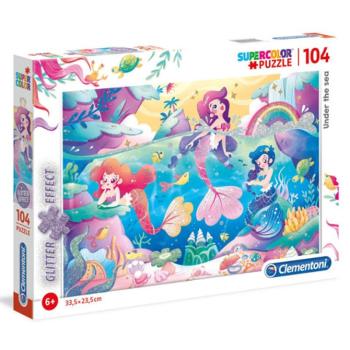 A víz alatt glitteres 104 db-os puzzle - Clementoni kép