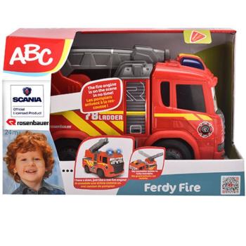 ABC Fredy Fire tűzoltóautó fénnyel és hanggal 25cm - Simba Toys kép