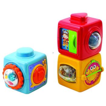 ABC kockák készségfejlesztő bébijáték kép