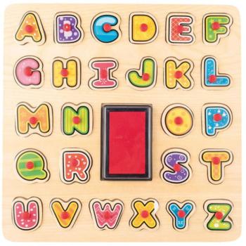 ABC nyomda puzzle - Woodyland kép