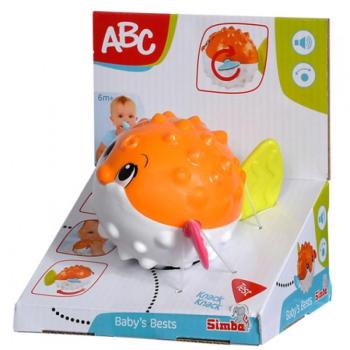 ABC színes csörgős pufi hal készségfejlesztő játék - Simba Toys kép