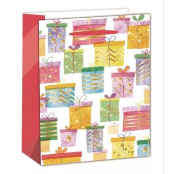 Ajándékcsomag mintás ajándéktasak - 26 x 32 cm kép