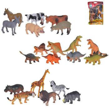 Állat figura szett farmos, dinoszauruszos vagy dzsungell állatokkal - Simba Toys kép