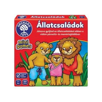 Állatcsaládok mini társasjáték kép