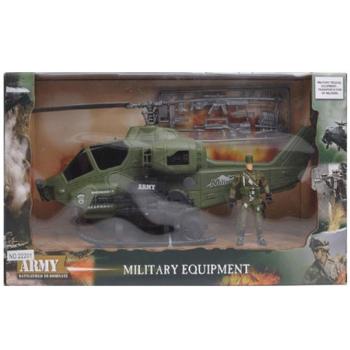 Army katonai helikopter figurával kép