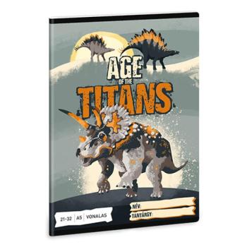 Ars Una: Age of the Titans vonalas füzet A/5 21-32 kép