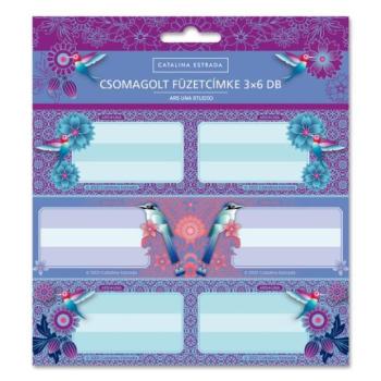 Ars una: Catalina füzetcímke - 18 darabos kép