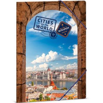 Ars Una: Cities Budapest gumis mappa, dosszié A/4 kép