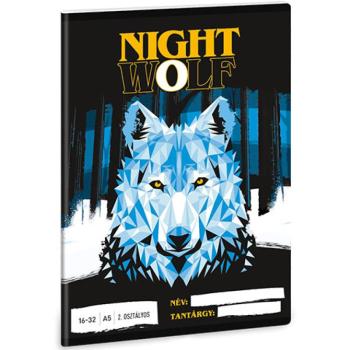 Ars Una: Nightwolf 2.osztályos vonalas füzet A/5 16-32 kép