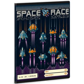 Ars Una: Space Racer 1.osztályos vonalas füzet A/5 14-32 kép