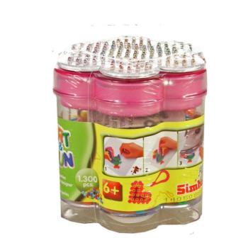 Art and Fun: 1300 darabos vasalható gyöngy készlet - több színben kép