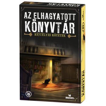 Az elhagyatott könyvtár szabaduló társasjáték kép