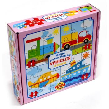 Az első puzzle-öm: Járművek 4 az 1-ben baby puzzle kép