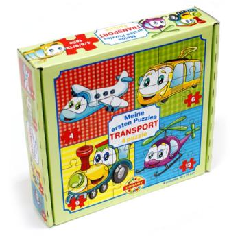 Az első puzzle-öm: Közlekedés 4 az 1-ben baby puzzle kép