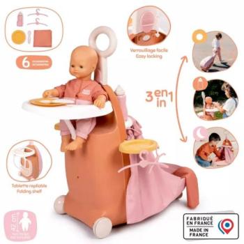 Baby Nurse: 3 az1-ben babacenter húzós bőrönd kép