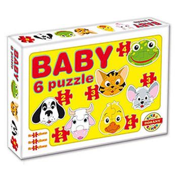 Baby Puzzle háziállatok - D-Toys kép