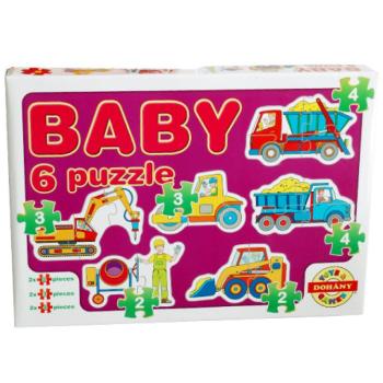 Baby Puzzle munkagépek - D-Toys kép