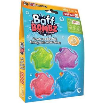 Baff Bombz - csillag formájú fürdőbomba 4x35g kép