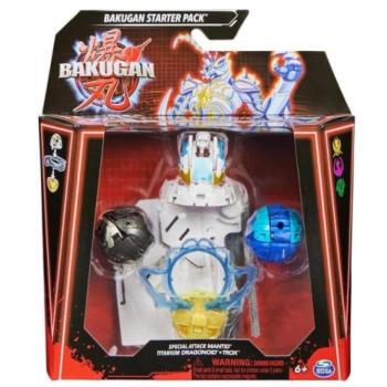 Bakugan Starter Pack: Special Attack Mantid - Titanium Dragonoid - Trox kezdő csomag - Spin Master kép