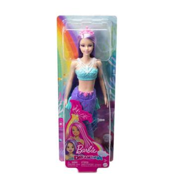 Barbie Dreamtopia sellő lila hajú baba - Mattel kép