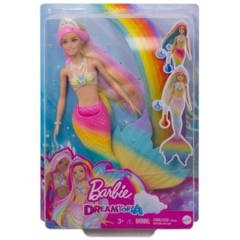 Barbie Dreamtopia: Színváltós Szivárvány Sellő baba - Mattel kép