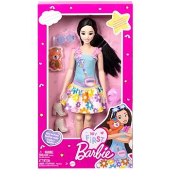 Barbie®: Első Barbie babám - Fekete hajú baba 34 cm - Mattel kép