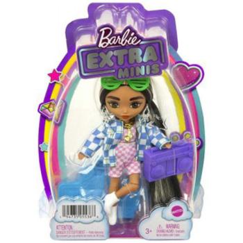 Barbie Extravagáns mini baba kockás ruhában - Mattel kép