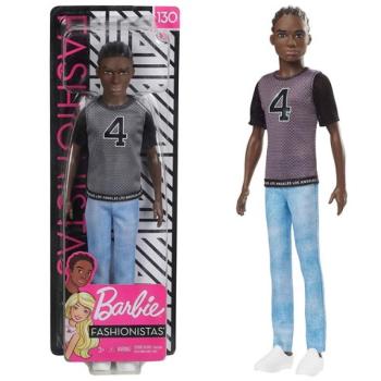 Barbie Fashionista fiú baba farmerban és pólóban - Mattel kép