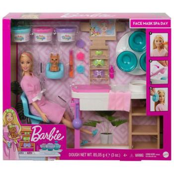 Barbie feltöltődés: Szépségszalon játékszett kiegészítőkkel - Mattel kép