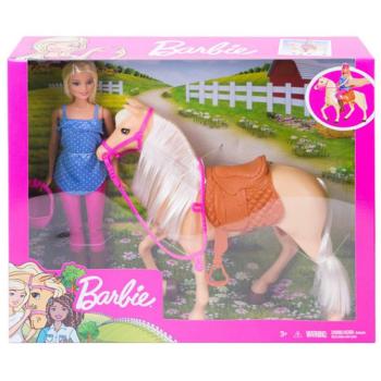 Barbie lovas szett babával - Mattel kép