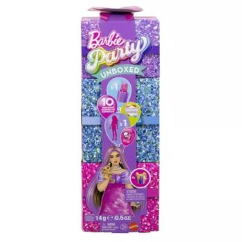 Barbie Party Reveal: Glamour meglepetés szett - Pink Curvy baba kép