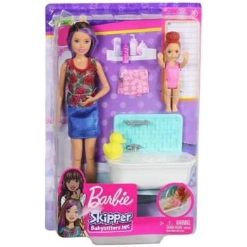 Barbie: Skipper fürdető bébiszitter játékszett - Mattel kép