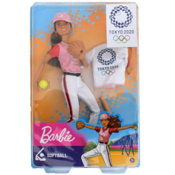 Barbie Tokió 2020 olimpikonok softball baba - Mattel kép