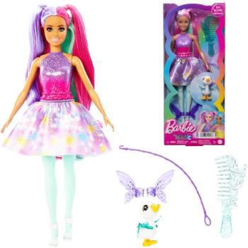 Barbie: Touch of Magic tündérbaba mesebeli ruhában kisállattal és kiegészítőkkel- Mattel kép