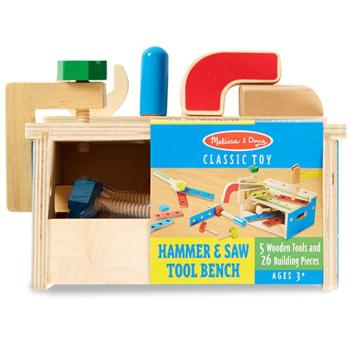 Barkácsasztal fa készségfejlesztő - Melissa & Doug kép