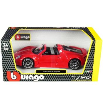 Bburago: Porsche 918 Spyder kisautó, 1:24 kép