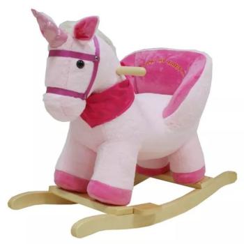 Beleülős bébi hintaunikornis - rózsaszín - CSOMAGOLÁSSÉRÜLT kép