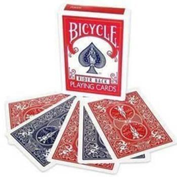 Bicycle Magic Double Back Piros/Kék kártya kép