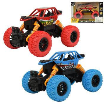 Big Foot Series: Lendkerekes cápás offroad terepjáró autó kétféle változatban 13cm kép