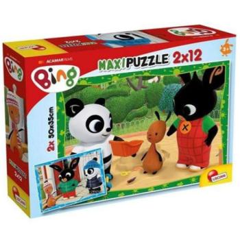 Bing és barátai: Télen-nyáron 2x12db-os maxi puzzle kép