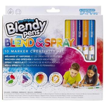 Blendy Pens: Blend &amp; Spray kreatív filctoll szett - 10 db-os kép