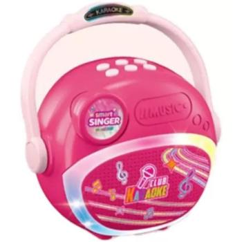 Bluetooth hangszóró dupla mikrofonnal - pink kép